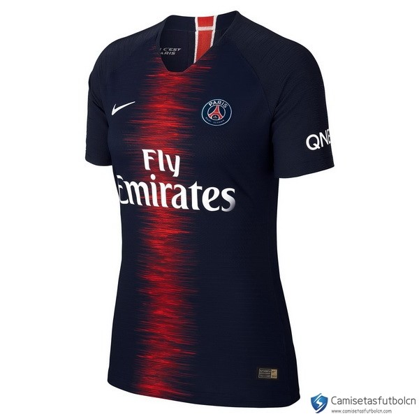 Camiseta Paris Saint Germain Primera equipo Mujer 2018-19 Azul